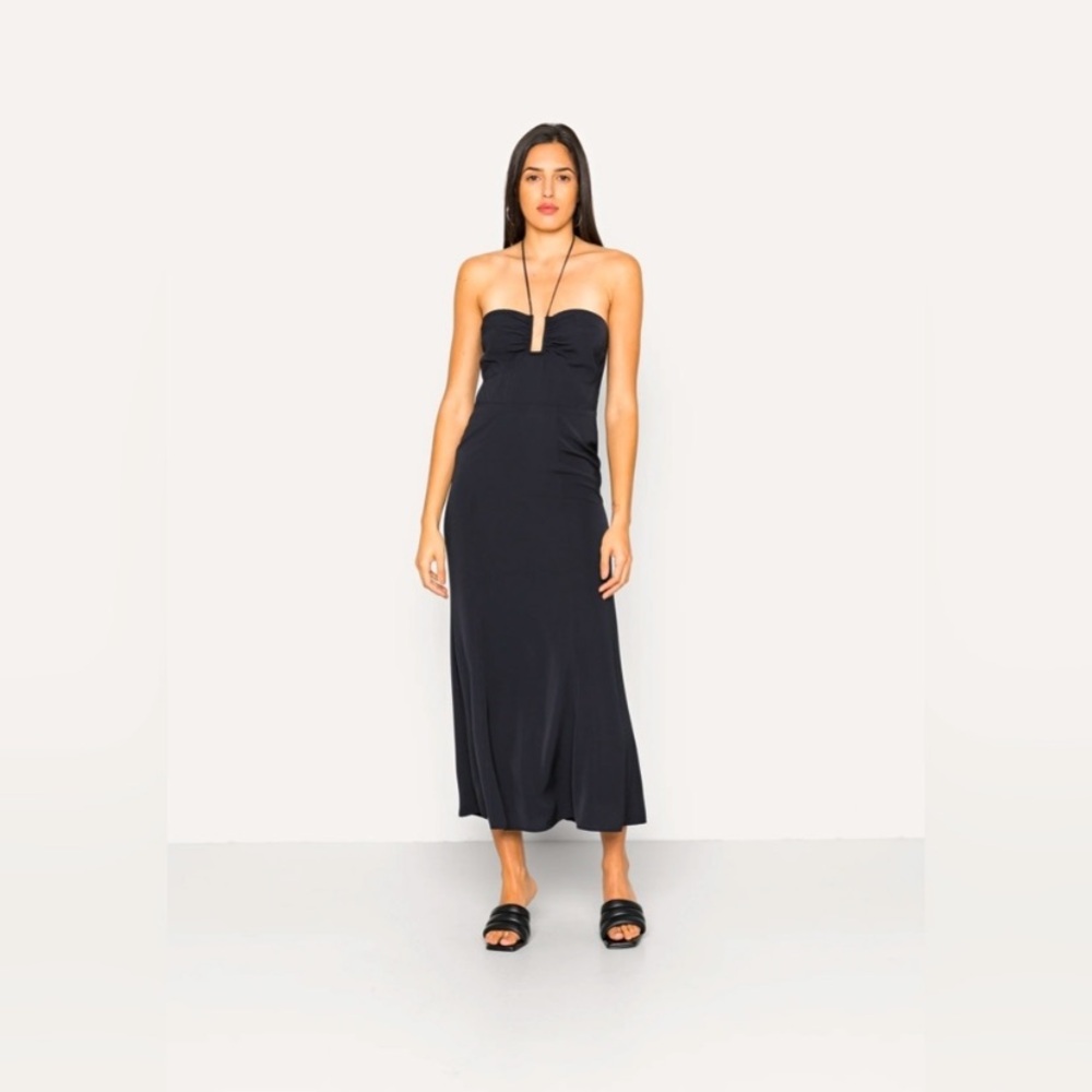 Abercrombie midi halter dress, never worn, new without tags